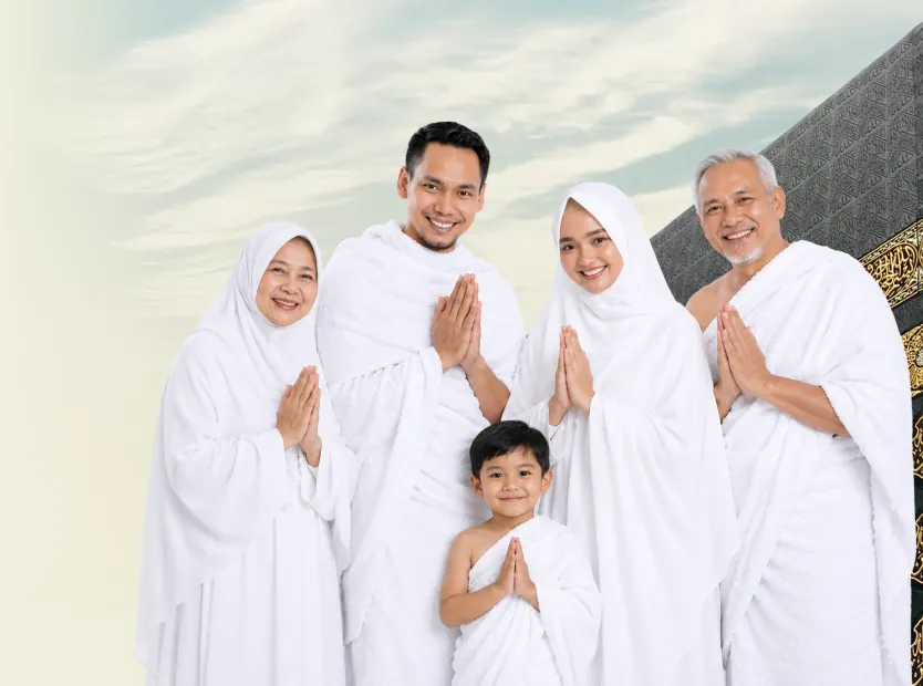 Keluarga jamaah umroh mandiri